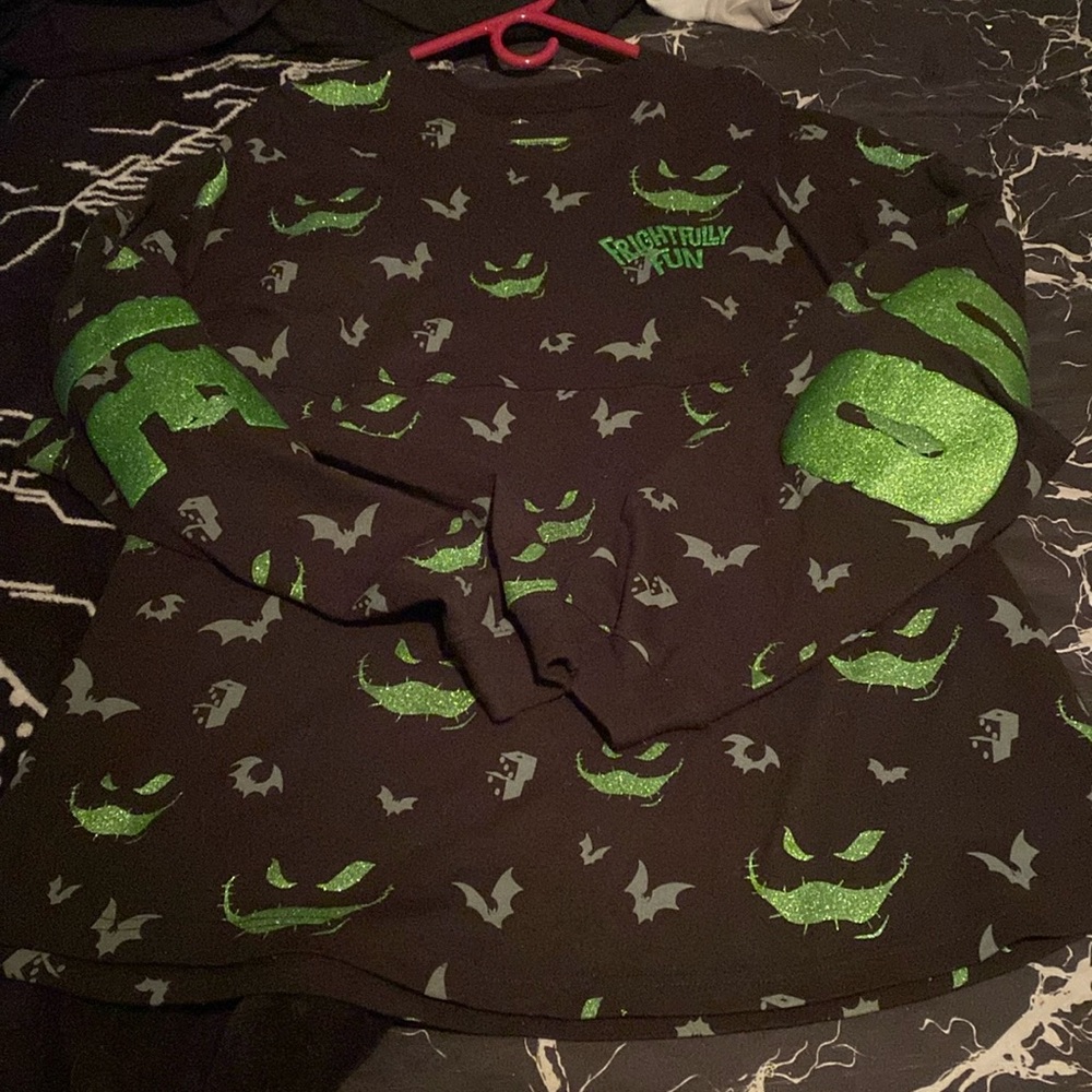 Oogie Boogie Glow in the dark Nightmare Before Christmas Disney Spirit Jersey L
